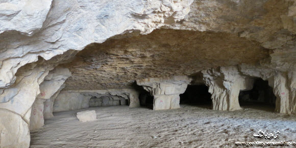 غار سنگ اشکن جهرم جزء ۵ غار شگفت انگیز ایران