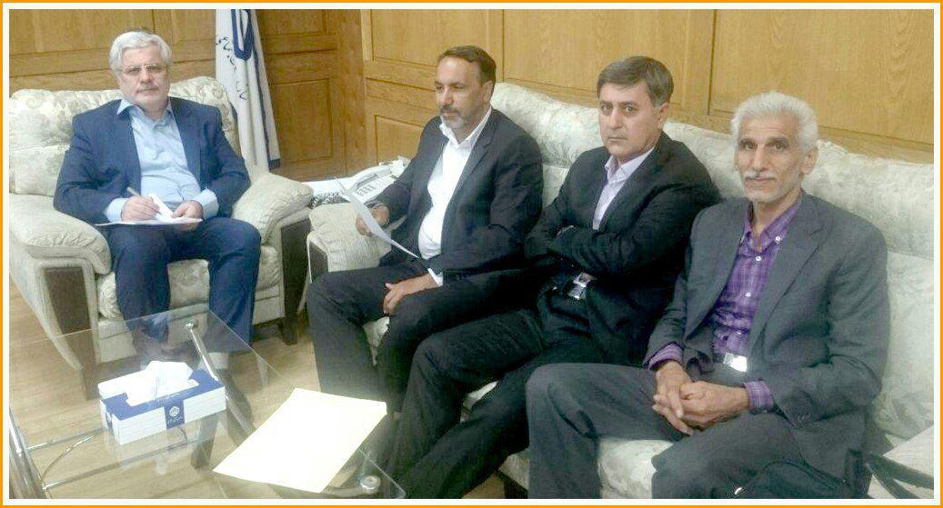 مسولین جهرم با مدیر عامل سازمان تامین اجتماعی کشور دیدار کردند +عکس