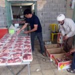 توزیع ۱۵۰۰ کیلو گوشت قربانی میان نیازمندان جهرم