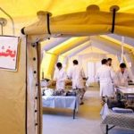 بهره مندی مناطق روستایی جهرم وفیروزآباد از خدمات بیمارستان صحرائی