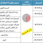 قطع اینترنت در جهرم +جدول زمان قطعی
